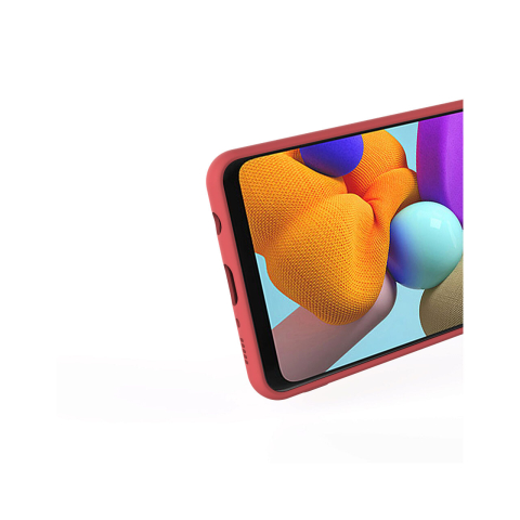 Husa Samsung Galaxy A21s Lemontti Silicon Soft Slim Santa Red [3]