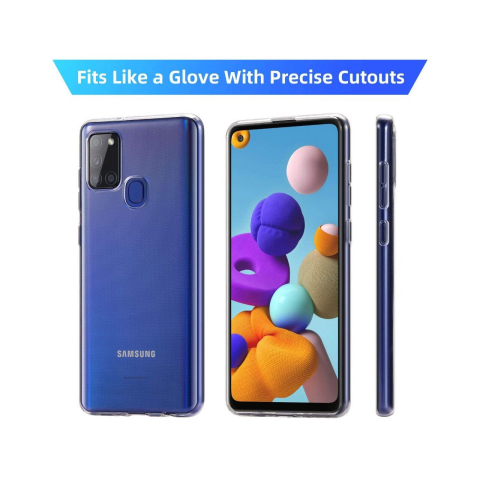 Laptop, Tablete & Telefoane - Husa Samsung Galaxy A21s Lemontti Silicon Transparent