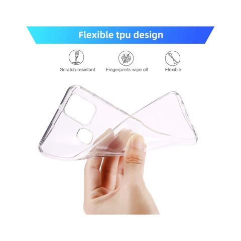 Husa Samsung Galaxy A21s Lemontti Silicon Transparent [2]