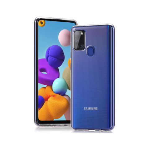 Husa Samsung Galaxy A21s Lemontti Silicon Transparent [3]