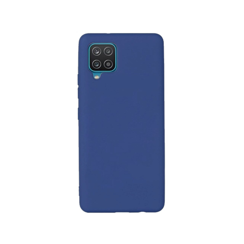 Husa Samsung Galaxy A22 4G Lemontti Silicon Silky Albastru Inchis [2]