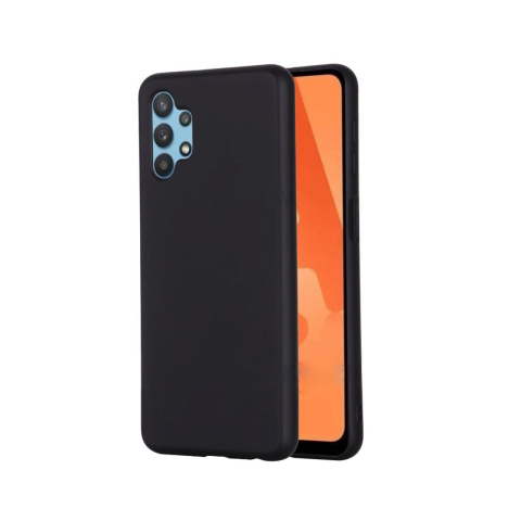 Husa Samsung Galaxy A32 5G Lemontti Silicon Silky Negru [3]