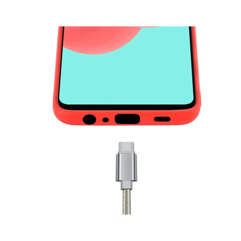 Husa Samsung Galaxy A32 5G Lemontti Silicon Silky Rosu [1]