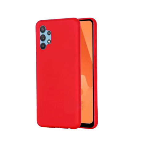 Husa Samsung Galaxy A32 5G Lemontti Silicon Silky Rosu [3]