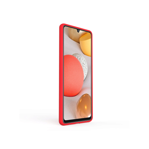 Husa Samsung Galaxy A42 5G Lemontti Liquid Silicon Red [2]