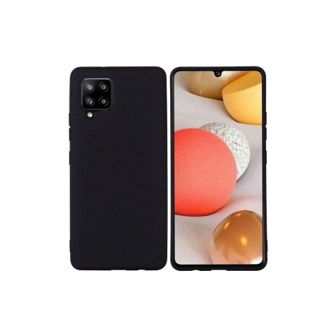 Husa Samsung Galaxy A42 5G Lemontti Silicon Silky Negru [2]