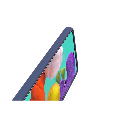 Husa Samsung Galaxy A51 4G Lemontti Liquid Silicon Dark Blue [2]