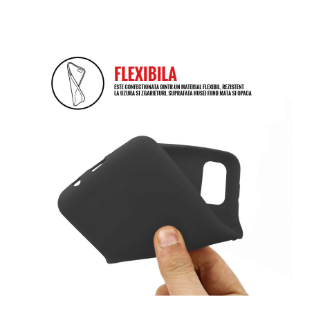 Husa Samsung Galaxy A51 4G Lemontti Silicon Silky Negru [2]