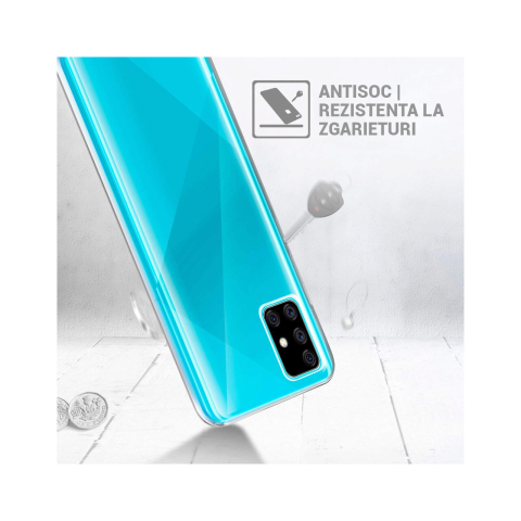 Husa Samsung Galaxy A51 4G Lemontti Silicon Transparent [5]