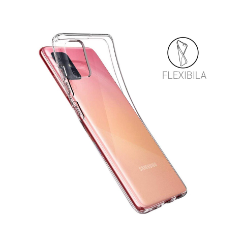 Husa Samsung Galaxy A51 4G Lemontti Silicon Transparent [6]