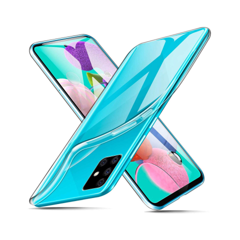 Husa Samsung Galaxy A51 4G Lemontti Silicon Transparent [8]