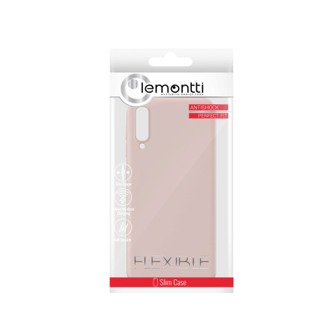 Laptop, Tablete & Telefoane - Husa Samsung Galaxy A70 Lemontti Silicon Soft Slim Pink Sand