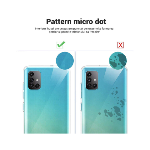Husa Samsung Galaxy A71 Lemontti Silicon Transparent [3]