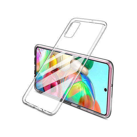 Laptop, Tablete & Telefoane - Husa Samsung Galaxy A71 Lemontti Silicon Transparent