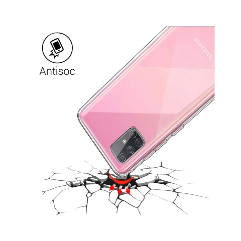 Husa Samsung Galaxy A71 Lemontti Silicon Transparent [4]
