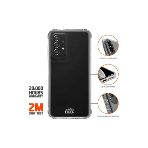 Laptop, Tablete & Telefoane - Husa Samsung Galaxy A73 5G Eiger Ice Grip Clear