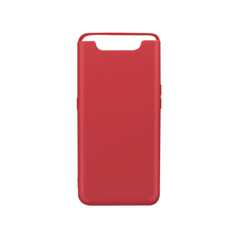 Husa Samsung Galaxy A80 / A90 4G Lemontti Silicon Silky Rosu [3]
