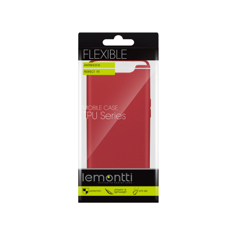 Husa Samsung Galaxy A80 / A90 4G Lemontti Silicon Silky Rosu [2]