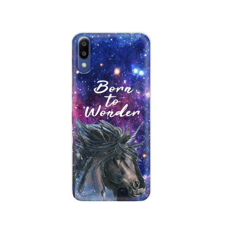 Laptop, Tablete & Telefoane - Husa Samsung Galaxy M10 Lemontti Silicon Art Born To Wonder