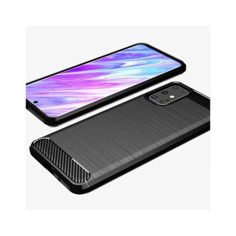 Laptop, Tablete & Telefoane - Husa Samsung Galaxy S20 Lemontti Carbon Negru