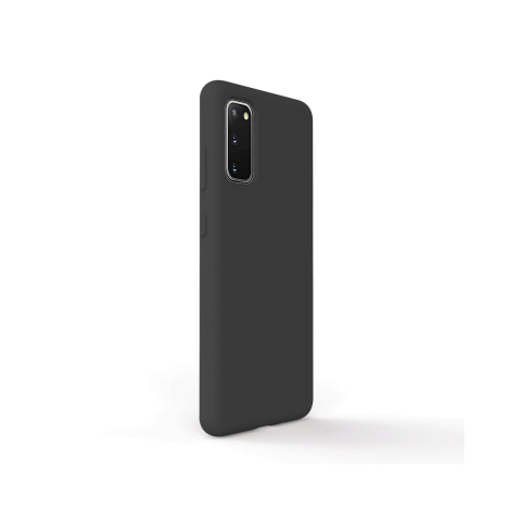 Husa Samsung Galaxy S20 Lemontti Liquid Silicon Black [4]