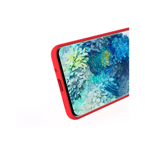 Husa Samsung Galaxy S20 Lemontti Liquid Silicon Red [3]