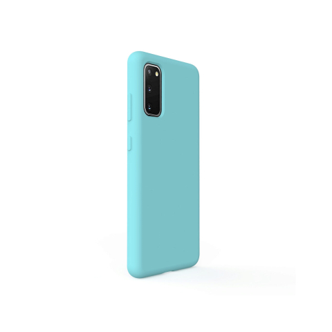 Husa Samsung Galaxy S20 Lemontti Liquid Silicon Tiffany Blue [4]
