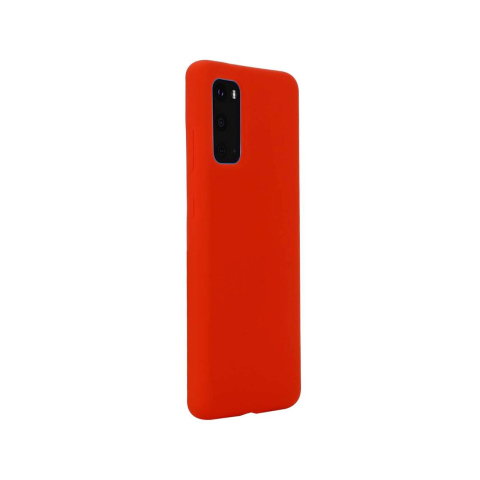 Husa Samsung Galaxy S20 Lemontti Silicon Silky Rosu [2]