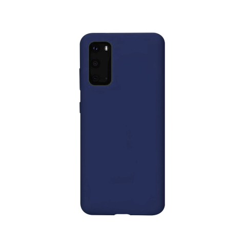 Husa Samsung Galaxy S20 Plus Lemontti Silicon Silky Albastru Inchis [1]