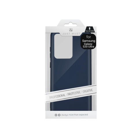 Laptop, Tablete & Telefoane - Husa Samsung Galaxy S20 Ultra Just Must Silicon Candy Navy