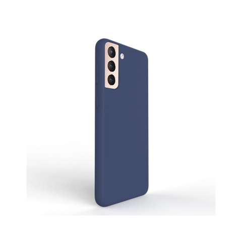 Husa Samsung Galaxy S21 Plus Lemontti Liquid Silicon Dark Blue [4]