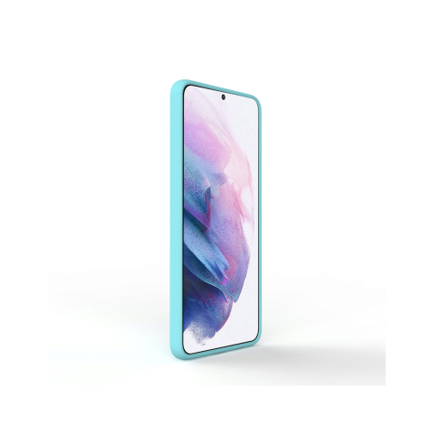 Husa Samsung Galaxy S21 Plus Lemontti Liquid Silicon Tiffany Blue [2]