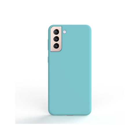 Laptop, Tablete & Telefoane - Husa Samsung Galaxy S21 Plus Lemontti Liquid Silicon Tiffany Blue