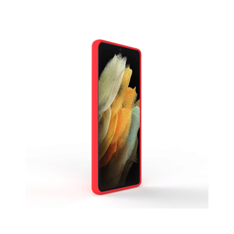 Husa Samsung Galaxy S21 Ultra Lemontti Liquid Silicon Red [2]