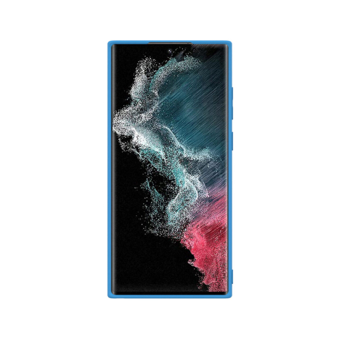 Husa Samsung Galaxy S22 Ultra Lemontti Silicon Soft Slim Dark Blue [1]