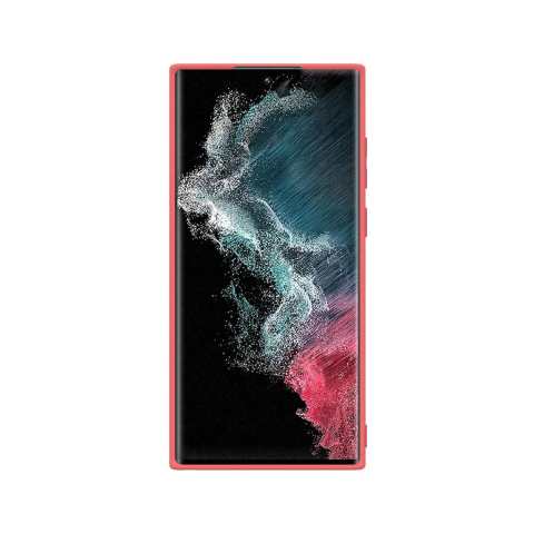 Husa Samsung Galaxy S22 Ultra Lemontti Silicon Soft Slim Santa Red [1]