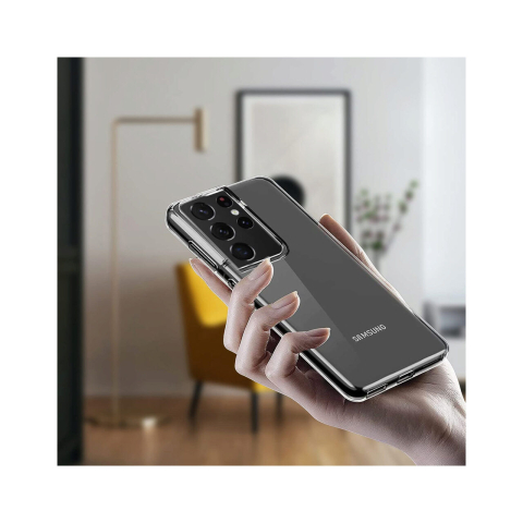Husa Samsung Galaxy S22 Ultra Lemontti Silicon Transparent [4]