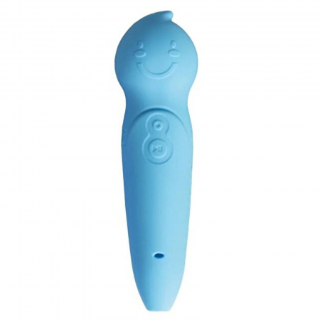 Cărți Educative, Activități - Husa Silicon pentru Creion Interactiv, Raspundel Istetel, Albastru
