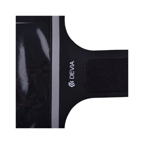 Laptop, Tablete & Telefoane - Husa Universala Devia Armband Slim-Fit Black (pentru smartphone de pana in 5")
