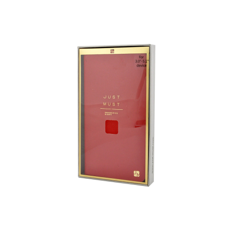 Husa Universala Just Must Wallet Vintage Red (smartphone intre 3" si 5.1") [1]