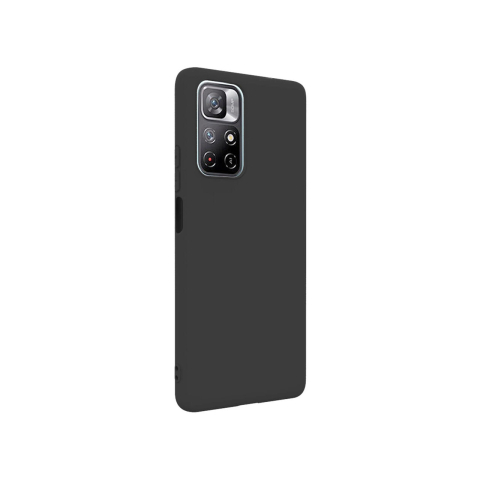Husa Xiaomi Redmi Note 11T 5G Lemontti Silicon Silky Negru [2]