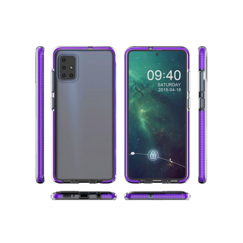 Laptop, Tablete & Telefoane - Husa Xiaomi Redmi Note 9 / Redmi 10X 4G Lemontti Spring Case Negru