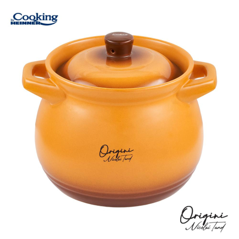 Ï»¿oala ceramica cu capac, 14.5x16 cm, 3 l, nicolai tand, origini, cooking by heinner [1]