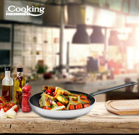 Tigaie profesionala 20*4.5 cm, chef line, cooking by heinner [2]