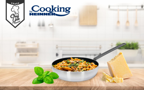 Tigaie wok profesionala 30*8 cm, chef line, cooking by heinner [3]