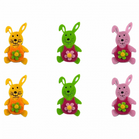 Art & Craft si Artizanat - Iepurasi din Fetru, Accesorii Craft Copii - Micostore.ro