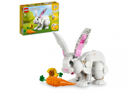 LEGO Creator - Iepure alb, varsta de la 8 ani la +15 ani