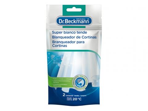 Lichidare stoc - Totul la 9.90 Lei - Inalbitor Perdele Pudra Dr. Beckmann, 2 Spalari, Eficient la 20°C