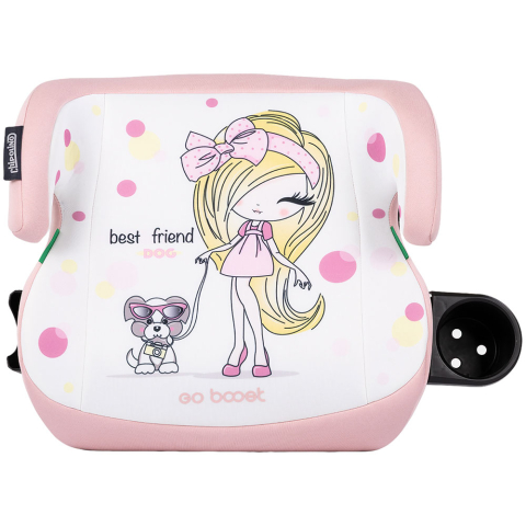 Carucioare, articole transport - Inaltator auto Chipolino Go Boost I-Size 125-150 cm fashion girl