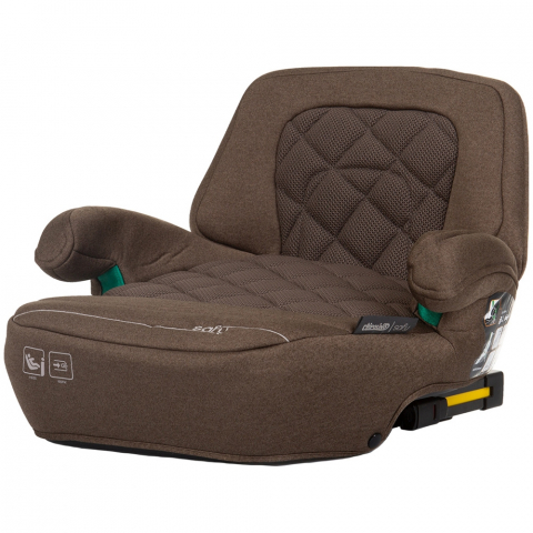 Carucioare, articole transport - Inaltator auto Chipolino Safy I-Size 125-150 cm macadamia cu sistem Isofix
